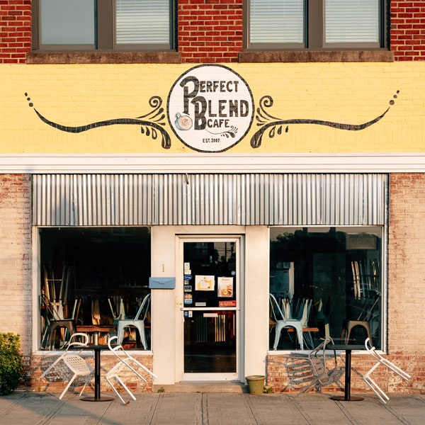 The Perfect Blend Coffee and Café, Drinks & Dining at Uptown Lexington, North Carolina