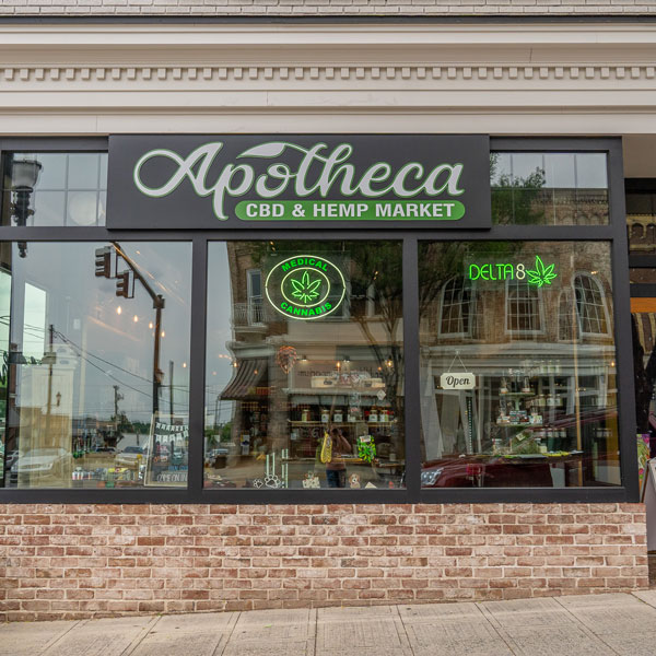 Apotheca CBD & Hemp Market, Shops at Uptown Lexington, North Carolina