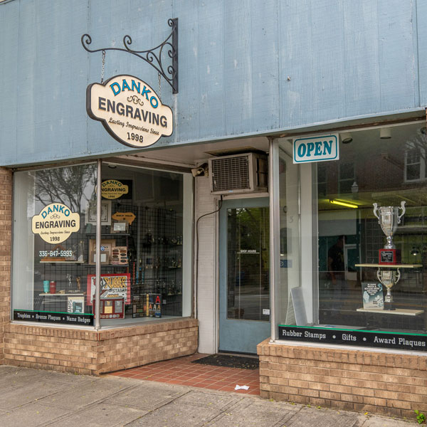 Danko Engraving, Shops at Uptown Lexington, North Carolina