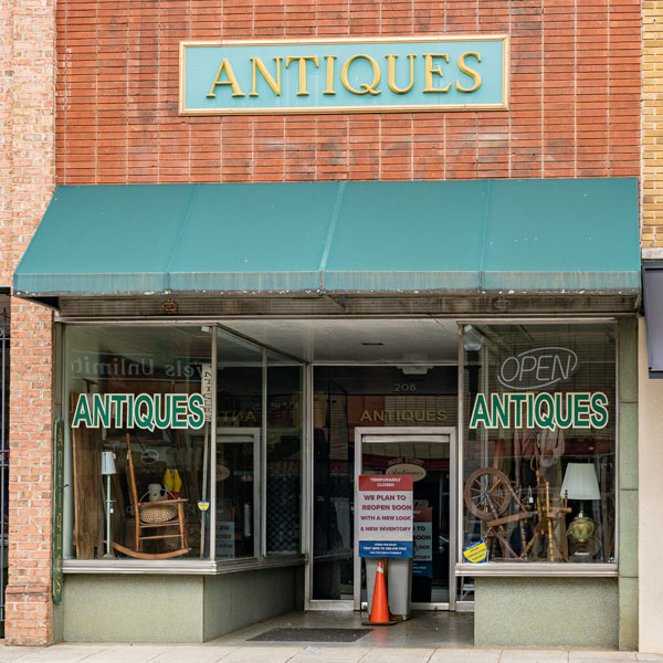 Main Street Antiques, Shops at Uptown Lexington, North Carolina